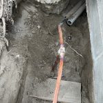 Trenching and underground electrical conduit — Los Angeles, California