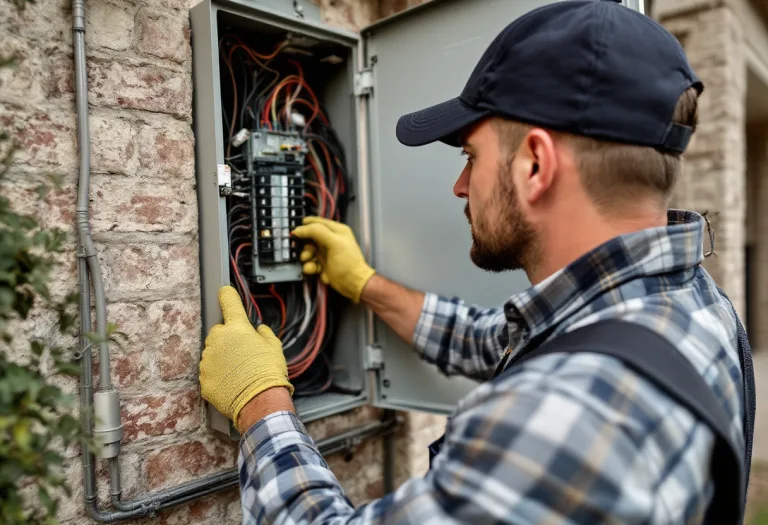 upgrade panel, a man