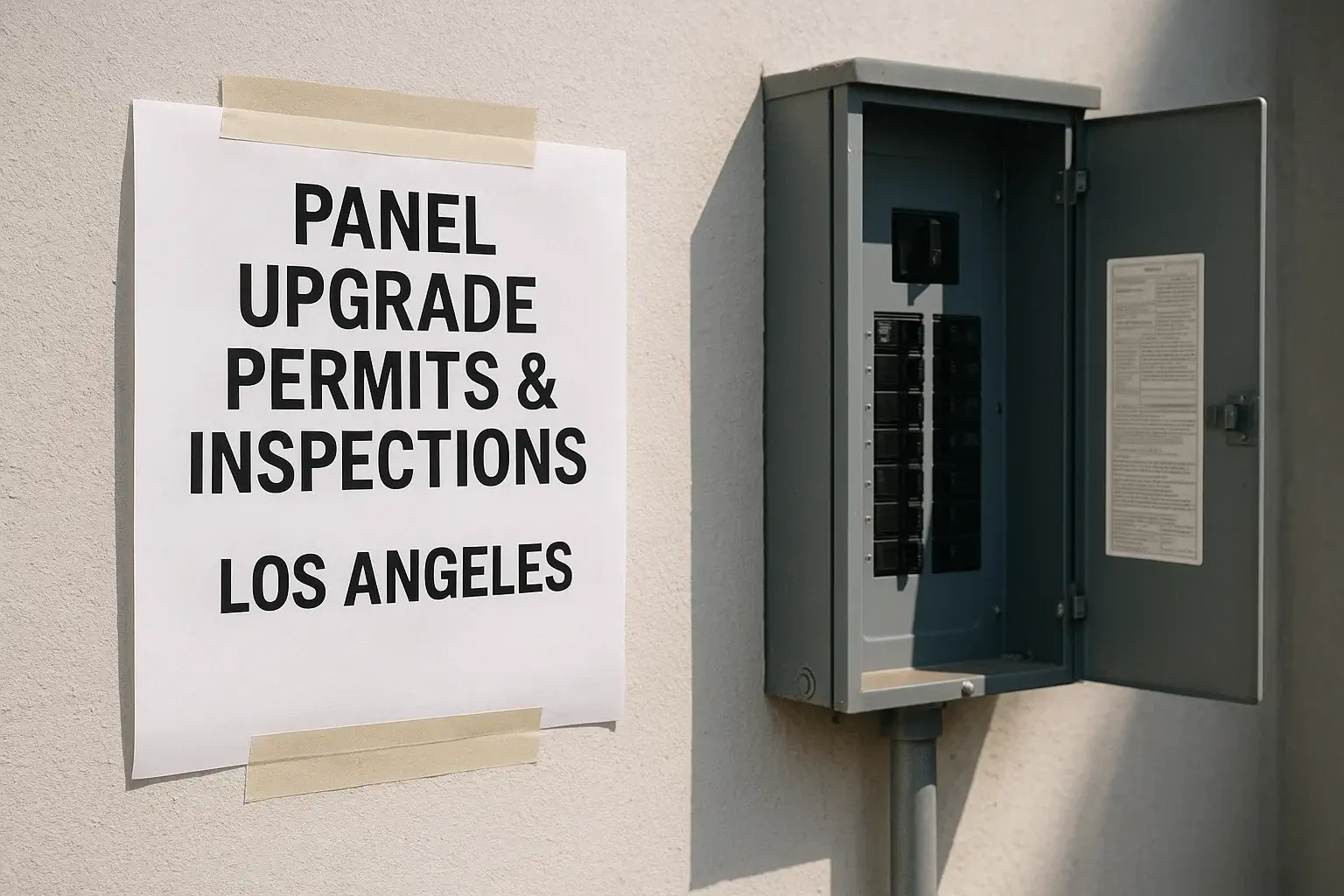 Panel Upgrade Permits & Inspections, los angeles