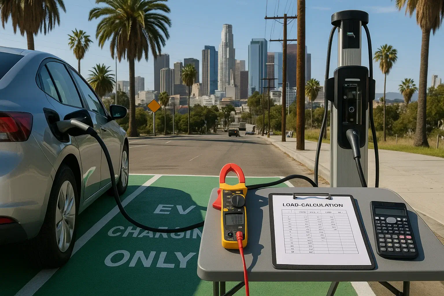 EV Charging & Load Calculation in Los Angeles