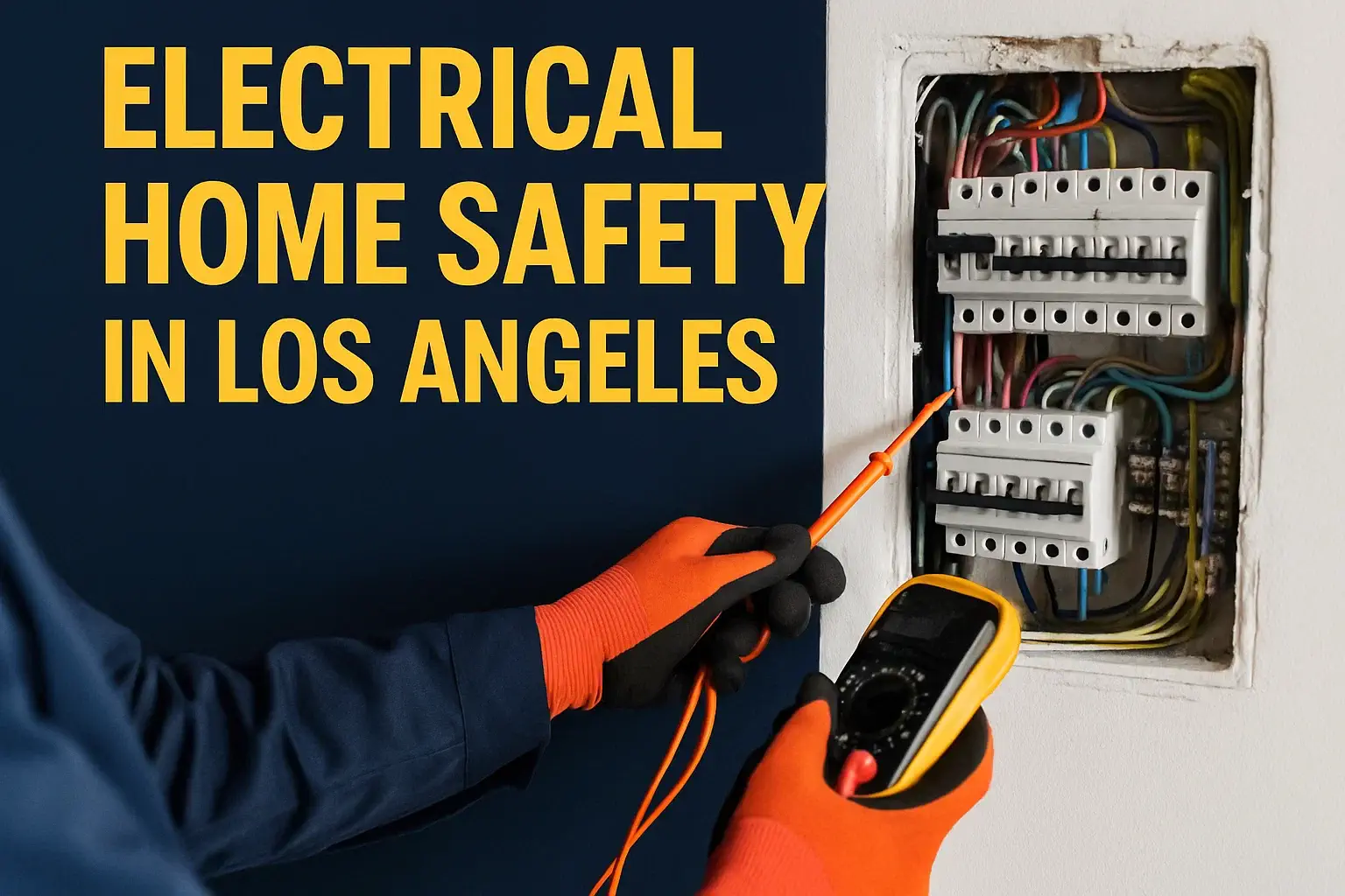 Electrical panel inspection — electrical home safety in Los Angeles