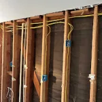 New construction electrical wiring for residential project in Los Angeles