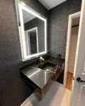 Bathroom vanity light installation by Farashi Electric in Los Angeles