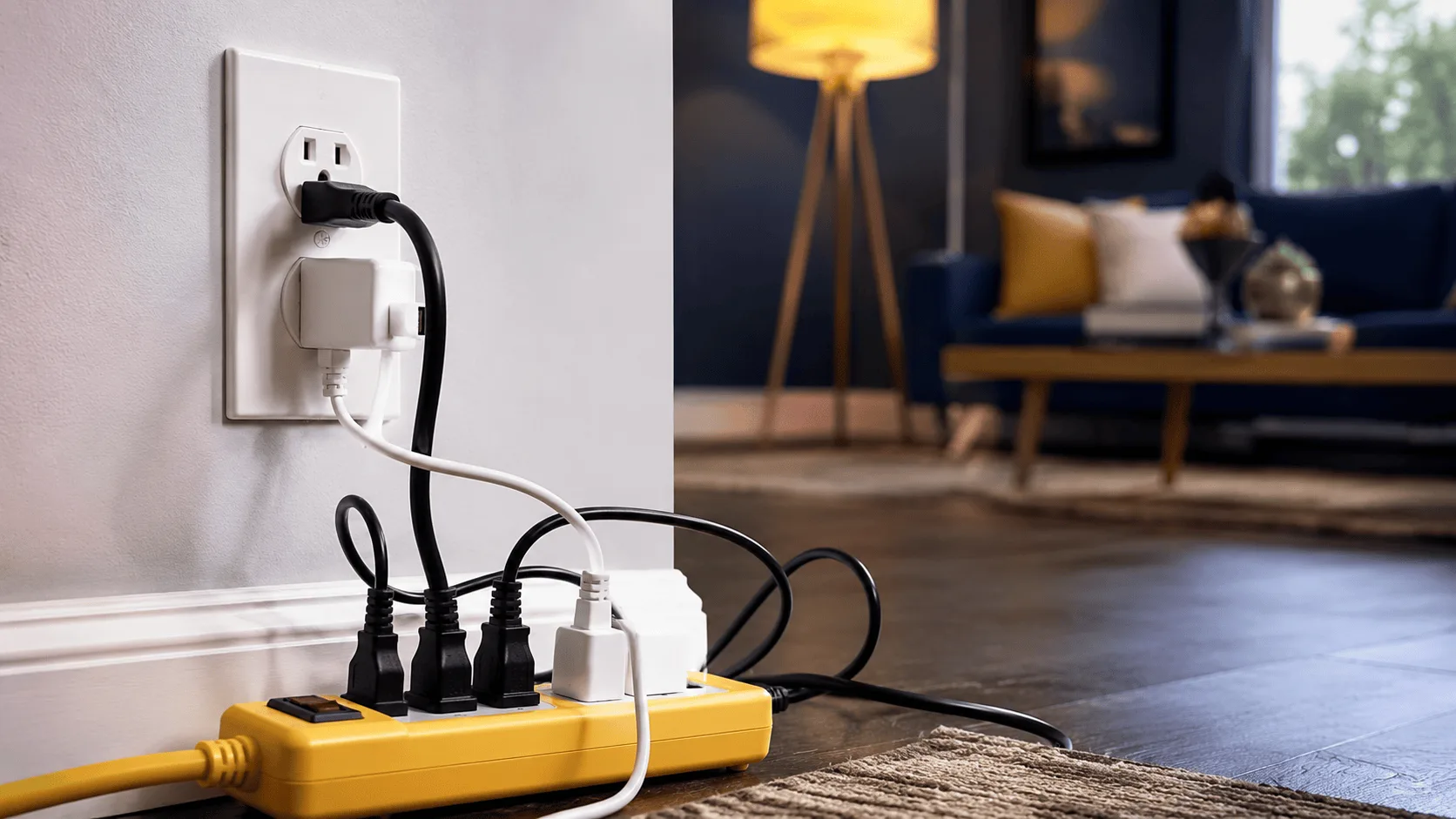 Extension cord safety in a Los Angeles home